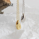 925 Silver Water Drop Pendant Necklace for Women LN0435