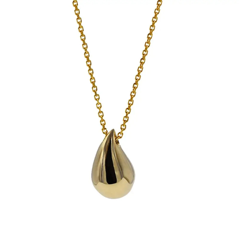 925 Silver Water Drop Pendant Necklace for Women LN0435
