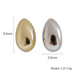 Water Drop 925 Sterling Silver Stud Earring Women Jewelry Gift