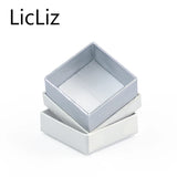 LicLiz Gift Boxes for Jewellery 925 Sterling Silver - Square Rectangle