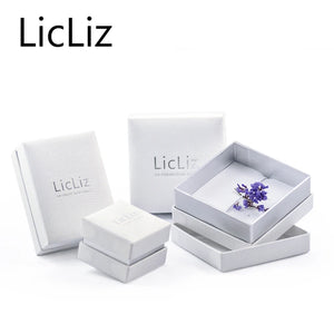 LicLiz Gift Boxes for Jewellery 925 Sterling Silver - Square Rectangle