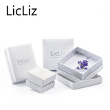 LicLiz Gift Boxes for Jewellery 925 Sterling Silver - Square Rectangle