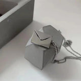 Liefdesbrief Envelop Hanger Ketting Aangepaste Sieraden