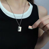 Liefdesbrief Envelop Hanger Ketting Aangepaste Sieraden