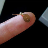 925 Silver Circle 14k Earrings Party Jewelry For Women Charm Girl Gift