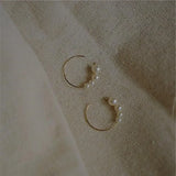 925 Silver 14K Zircon Circle Earrings for Women Party Jewelry Charm Gift