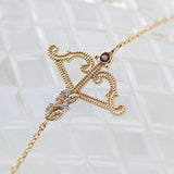 925 Silver Plated Cupid's Arrow Bracelet for Women