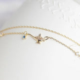 925 Silver Plated Zircon Aladdin's Lamp Bracelet Party Jewelry For Women