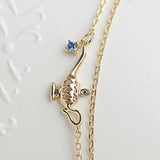 925 Silver Plated Zircon Aladdin's Lamp Bracelet Party Jewelry For Women