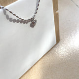925 Silver Love Student Bracelet Punk Party Jewelry Women Charm Gift