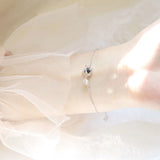 925 Silver Starry Sky Zircon Bracelet Wedding Party Jewelry For Women