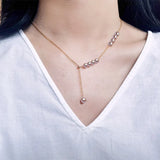 Pearl Bead Necklace Real 925 Sterling Silver for Women