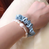 Irregular Pearl S925 Sterling Silver Bracelet Wedding Jewelry For Women