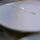 925 Sterling Silver Zircon Necklace - Charm Girlfriend Gift