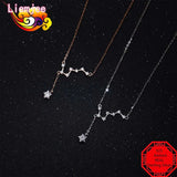 Big Dipper Zircon 925 Sterling Silver Necklace For Women