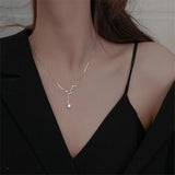 Big Dipper Zircon 925 Sterling Silver Necklace For Women