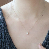 Punk Charm Necklace 925 Sterling Silver Zircon Jewelry for Women