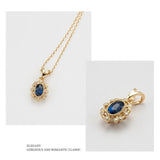 Punk Jewelry Hollow Zircon Necklace For Women
