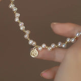 925 Sterling Silver Pearl Bracelet Charm Jewelry for Women