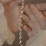 925 Sterling Silver Pearl Bracelet Charm Jewelry for Women