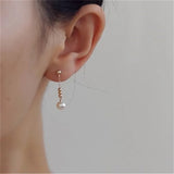 S925 Silver 14k Filled Tassel Pearl Earrings for Women