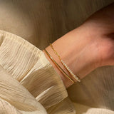 Round Pearl Silver Plated Bracelet Party Jewelry For Women