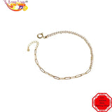 Round Pearl Silver Plated Bracelet Party Jewelry For Women