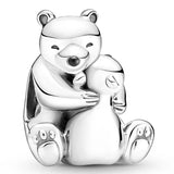 Santa & Reindeer Hugging Polar Bears Charm