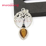 Water Drop Reiki Pendulum Chakra Healing Amulet Charms Jewelry 10Pcs