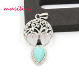 Water Drop Reiki Pendulum Chakra Healing Amulet Charms Jewelry 10Pcs