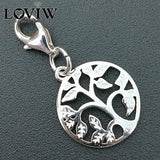 Life Tree of Love Charm Jewelry for DIY Accessories Gift