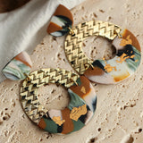 Bohemia Pattern Drop Earrings for Women