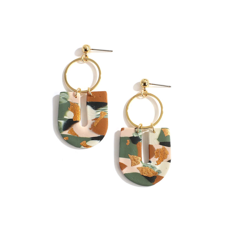 Bohemia Pattern Drop Earrings for Women