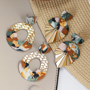 Bohemia Pattern Drop Earrings for Women