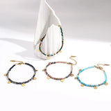 Gradient Beaded Crystal Bracelets for Women Girls Bohemian Bangles
