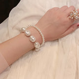 Baroque Pearl Charm Bracelet Women Freshwater Pearl Beads Jewelry