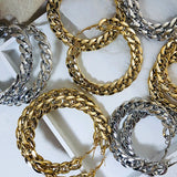 Punk Oversized Hoop Earrings Twisted Circle Loop for Women