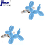 Dog Balloon Cufflink Cuff Link - Set of 2 Pairs