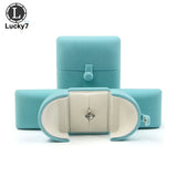 Light Double Open Jewelry Box Wedding Ring Surprise Organizer