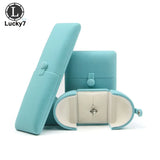 Light Double Open Jewelry Box Wedding Ring Surprise Organizer