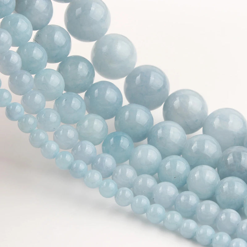 Natural Topazs Stone Beads Round Loose Beads 4/6/8/10/12mm