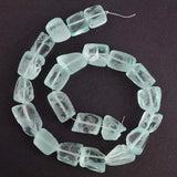 Natural Quartz Beads Middle Drilled Raw Stone Pendant Nugget Beads