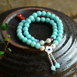 Tianhe Natural Stone Bracelet With Shell Flower Beads for Women