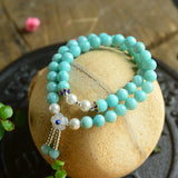 Tianhe Natural Stone Bracelet With Shell Flower Beads for Women