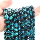 Tiger Eye Round Stone Beads for Jewelry Making DIY 4/6/8/10/12MM