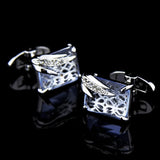 Zircon Crystal Cufflinks French Cuff Links Men's Metal Jewelry
