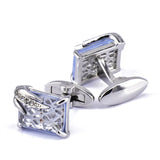 Zircon Crystal Cufflinks French Cuff Links Men's Metal Jewelry