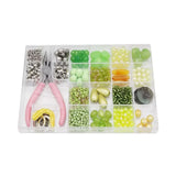 Light Green Bead Set for DIY Jewelry Making