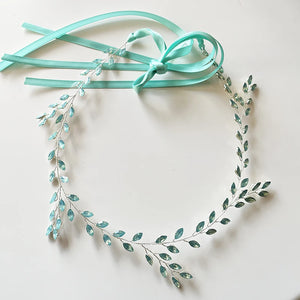 Crystal Vine Long Hairbands Wedding Hair Jewelry Tiara