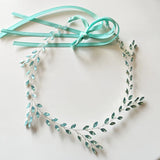 Crystal Vine Long Hairbands Wedding Hair Jewelry Tiara